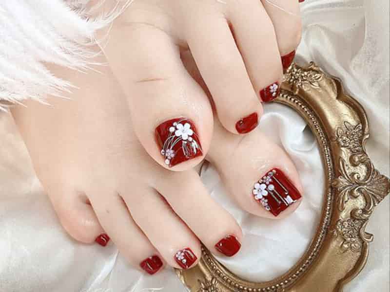 Mẫu nail chân đẹp